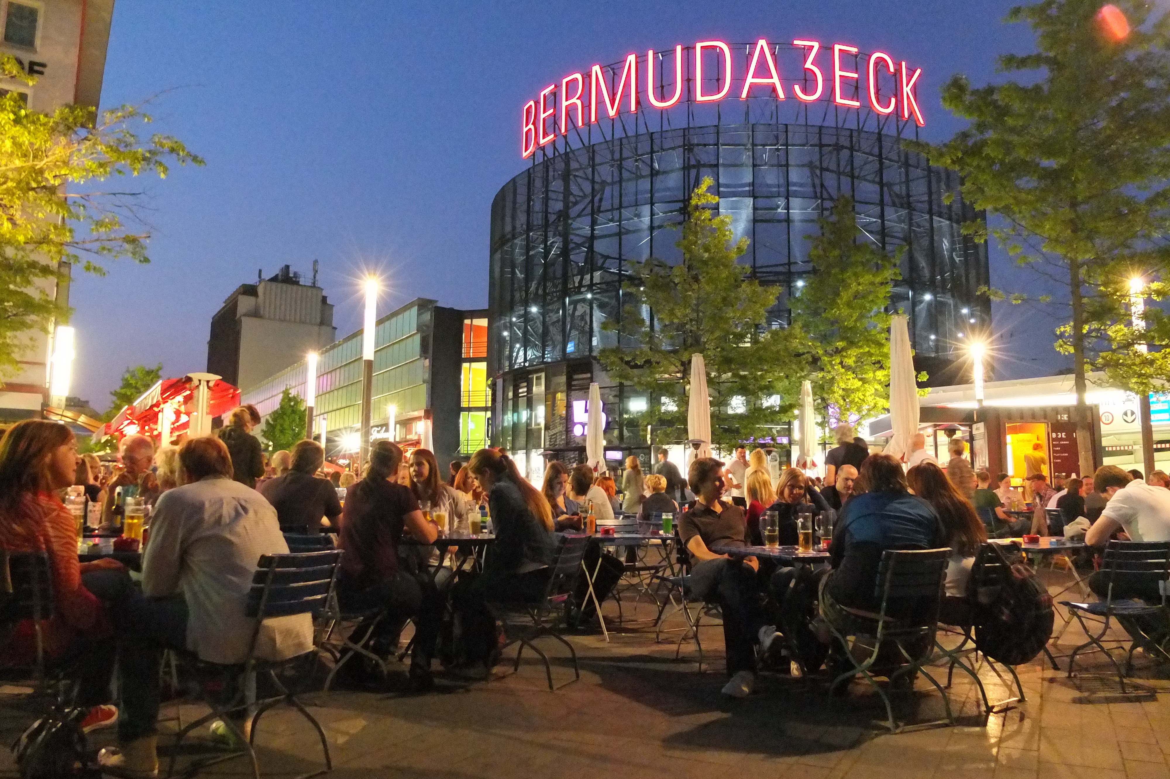 Die Kneipenmeile "Bermudadreieck" in Bochum, aufgenmommen am 07.06.2013. +++ Foto: Lutz Leitmann / Stadt Bochum, Presseamt