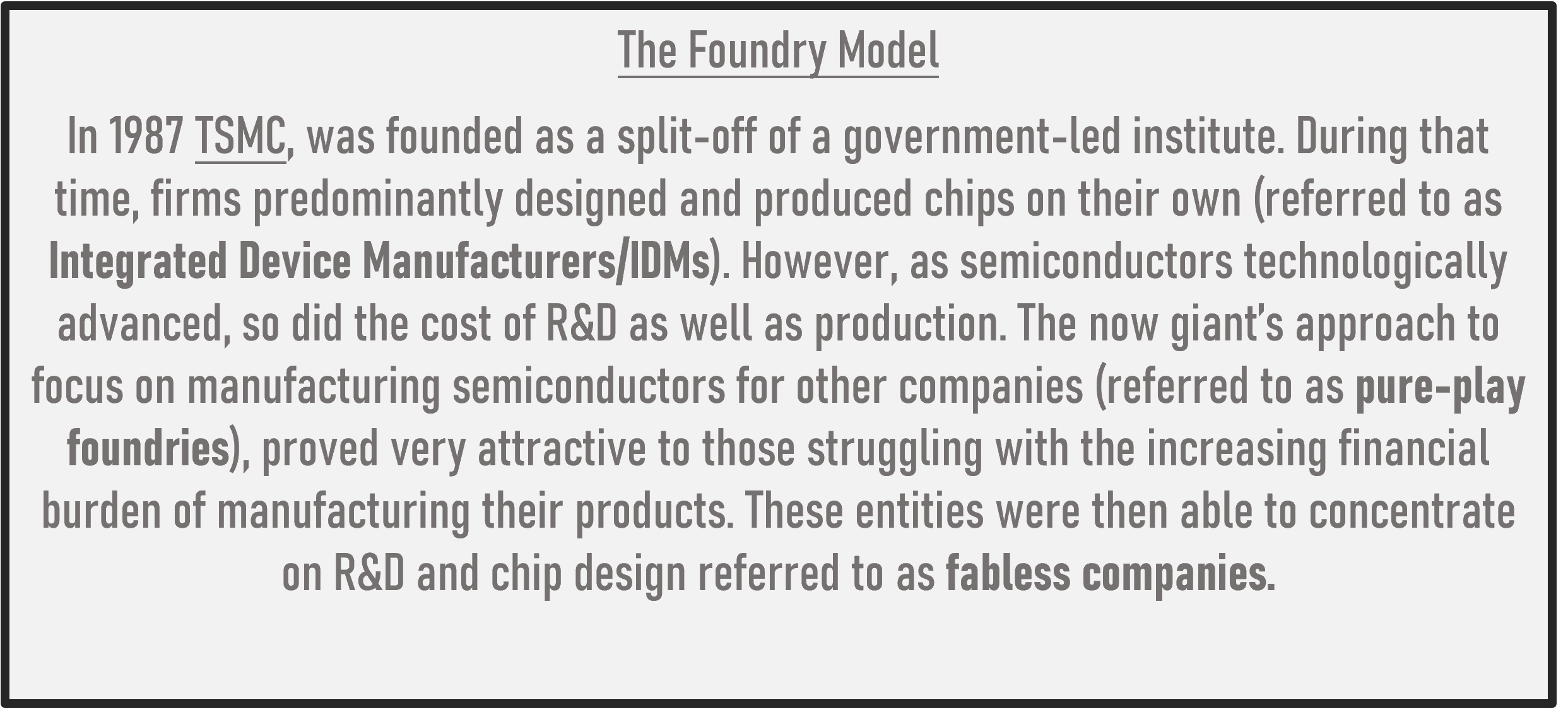 foundry model