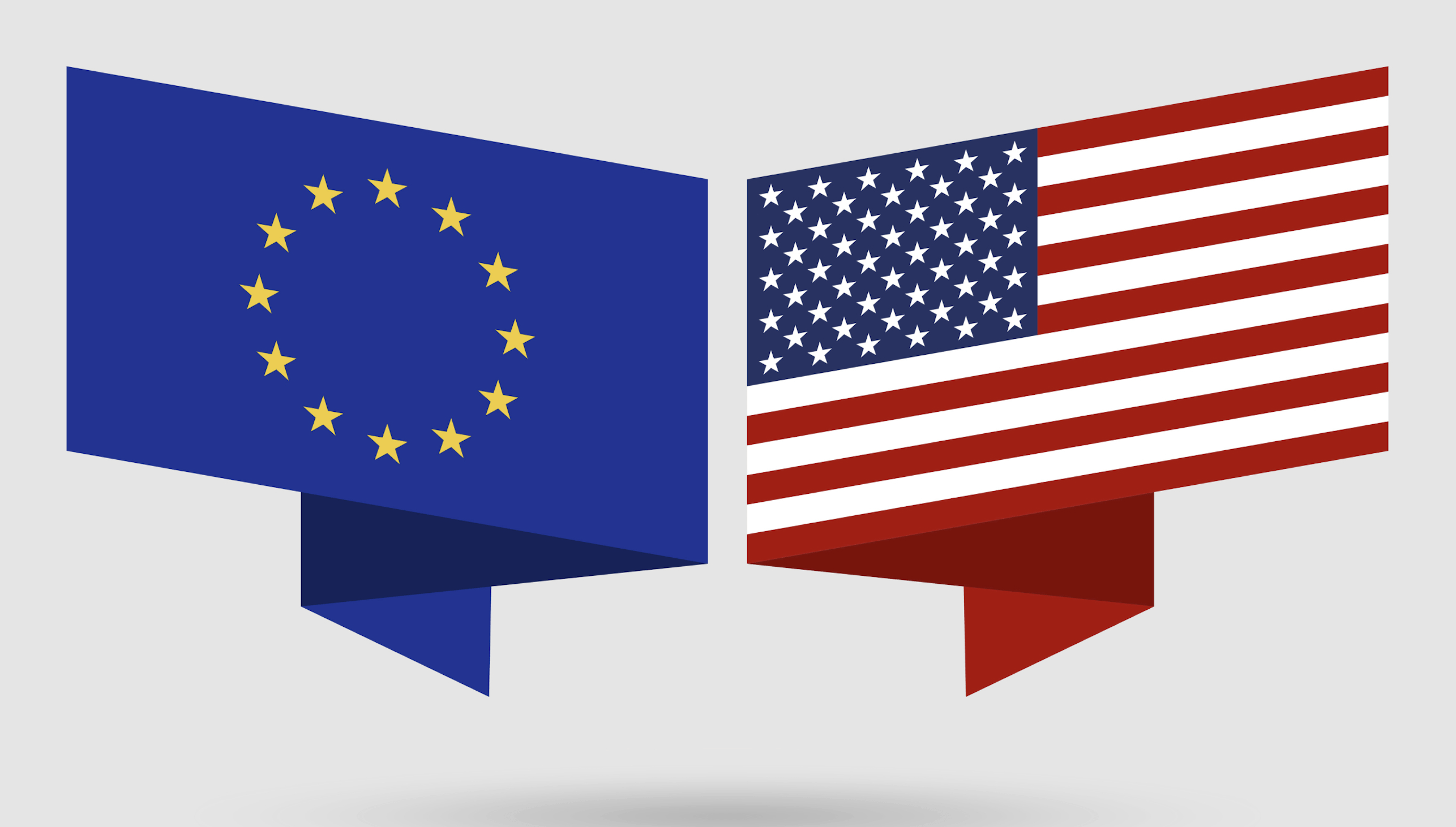 eu us flags