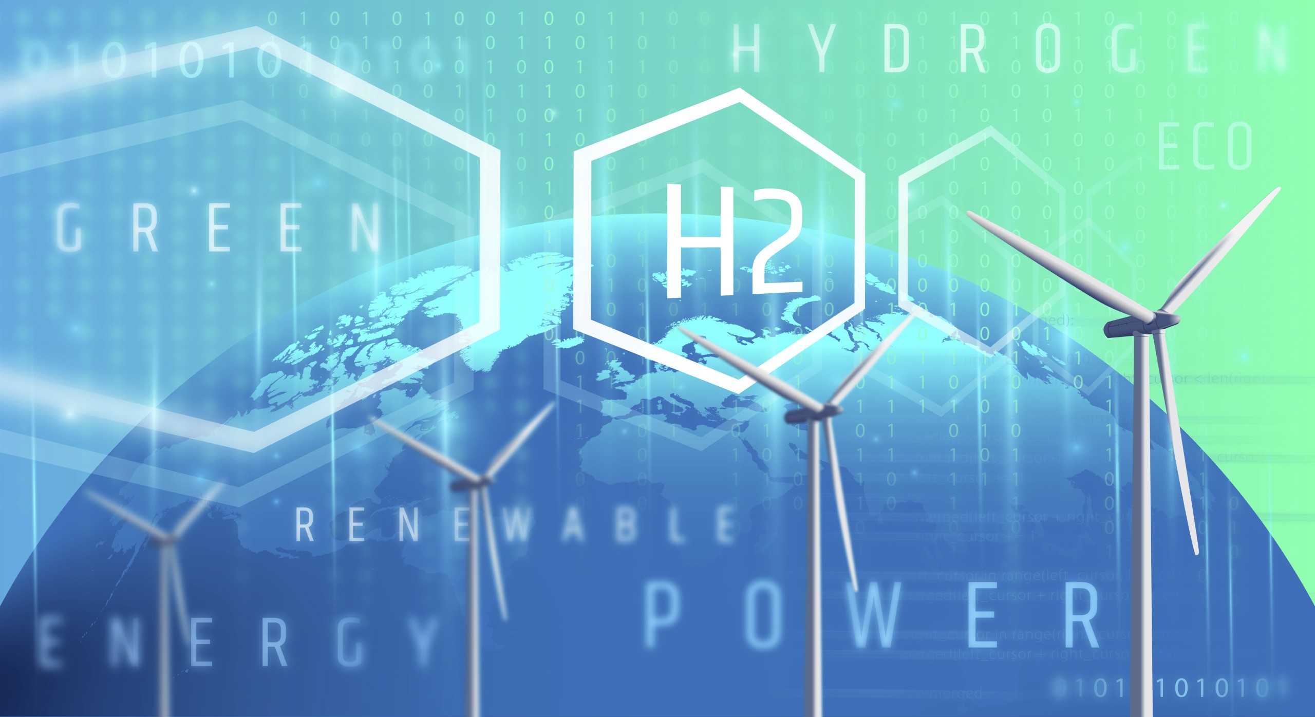 Green hydrogen visual