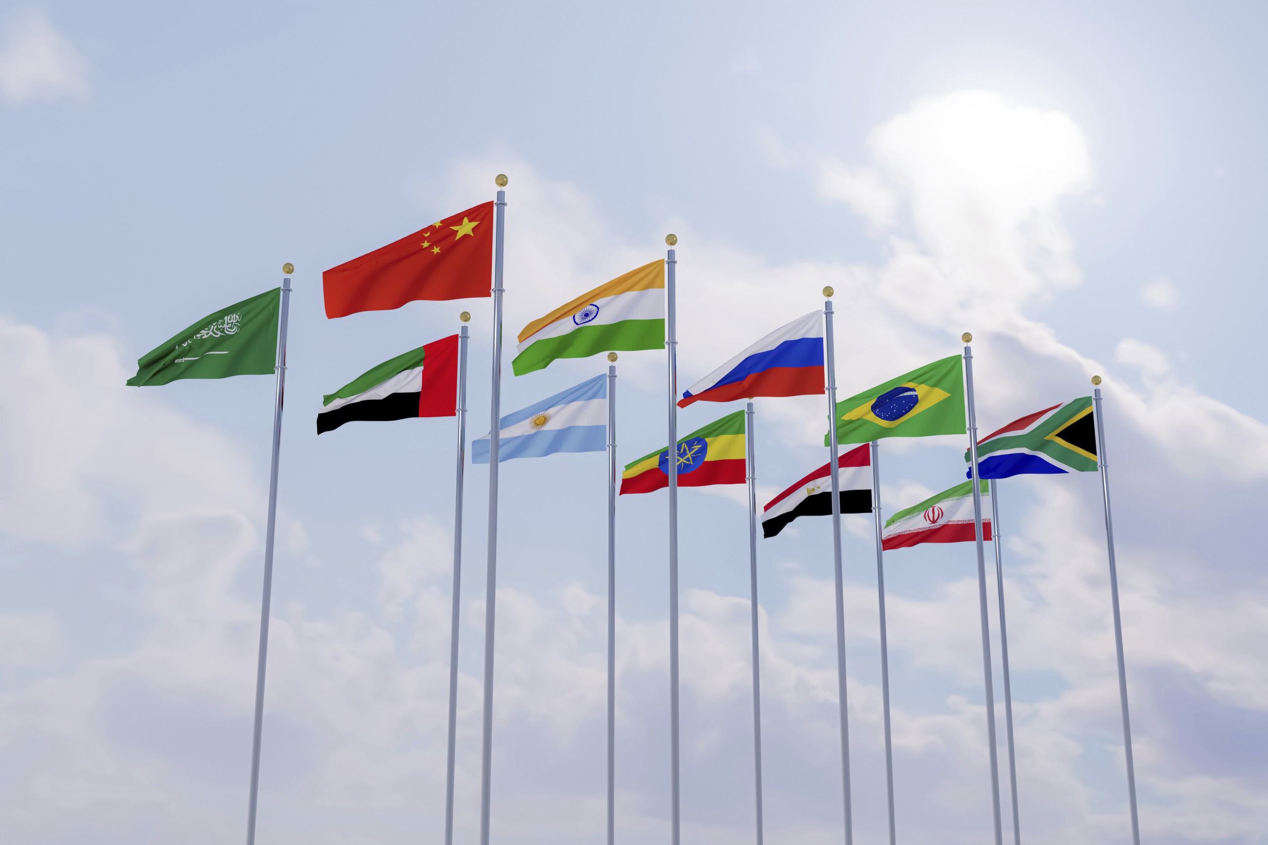 Photo flags brics membership concept of the brics summit or meeting countries flag brics. Foto Flaggen Brics Mitgliedschaft Konzept der Brics-Gipfel oder Treffen Länder Flagge Brics.