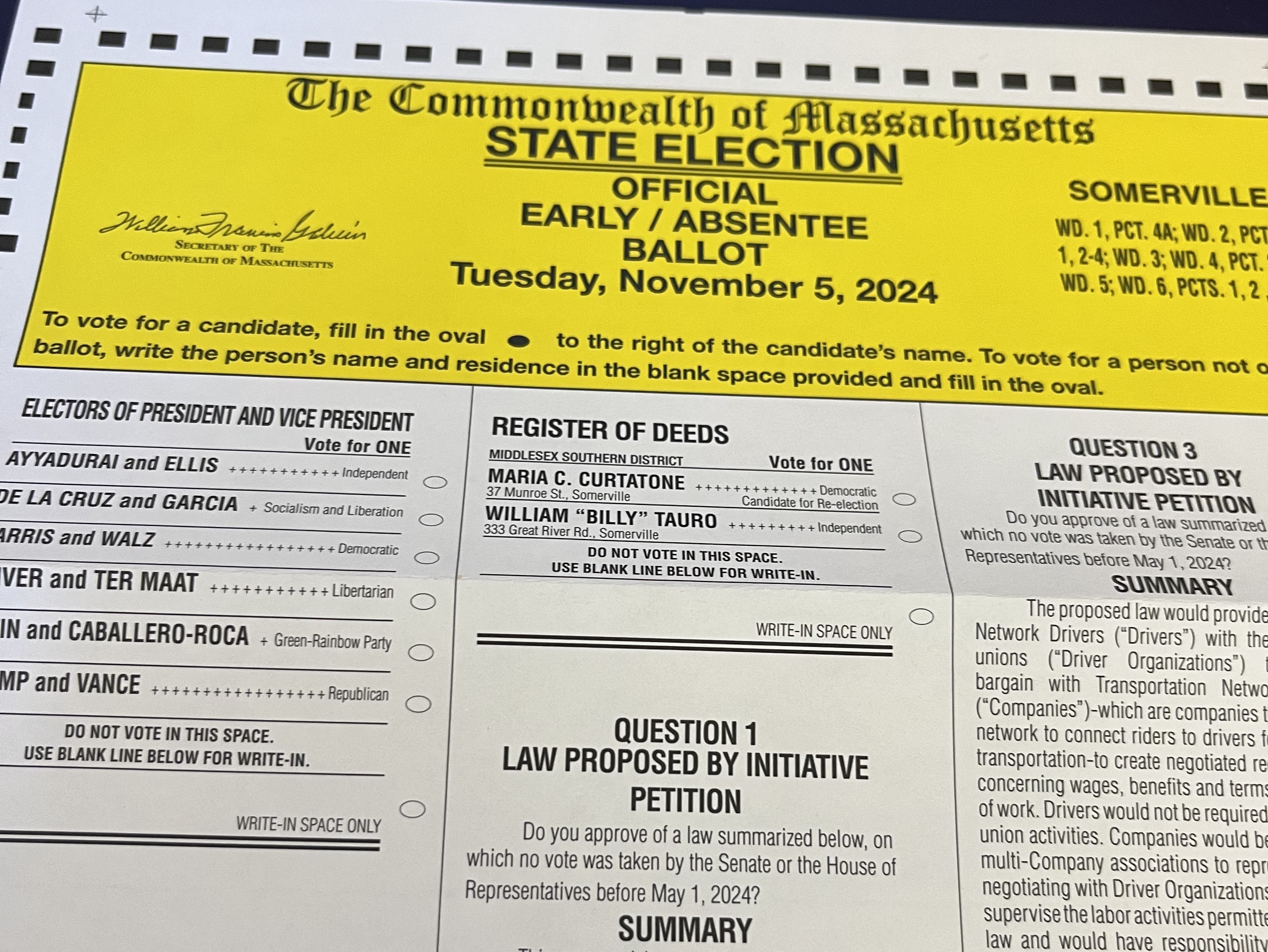 ballot